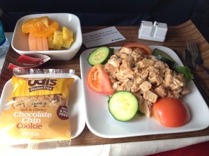 Delta airlines GF meals on plane