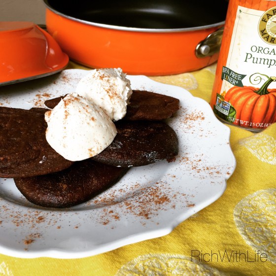 Pumpkin pancakes